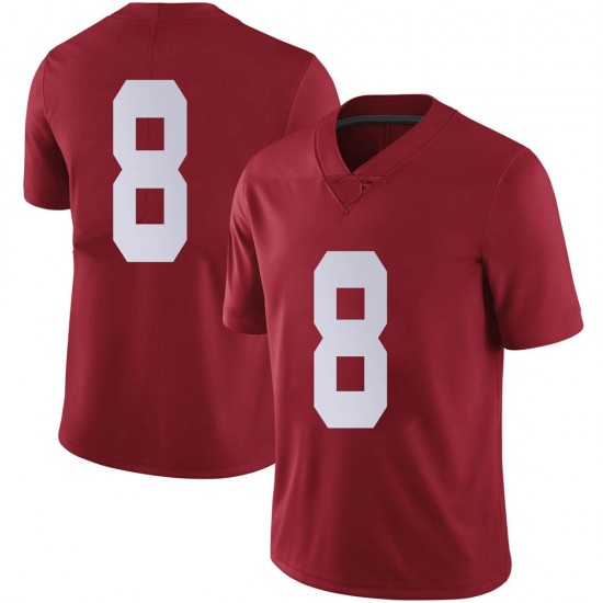 Alabama Crimson Tide Youth Christian Harris #8 No Name Crimson NCAA Nike Authentic Stitched College Football Jersey RN16M71GN